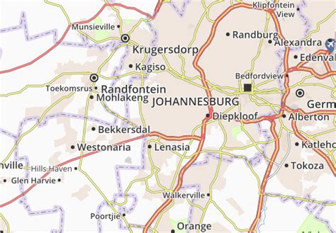 MICHELIN Soweto map - ViaMichelin