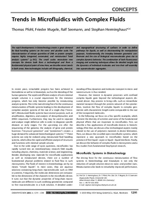 Microfluidics and complex fluids - scite - wintechmobiles.com