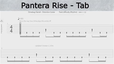 MIDI Pantera — Rise Download Free Melody, Track .mid