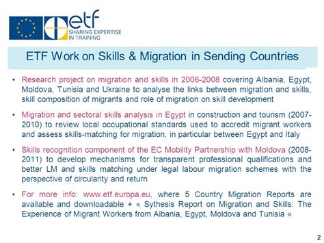 MIGRANTS’ QUALIFICATIONS AND SKILLS AND THEIR LINKS WITH …