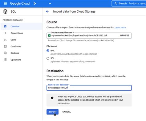 Migrate SQL Server Database to Google Cloud - coolestguyplanet.net