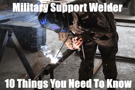 Military Support Welder Jobs & MOS Guide For 2026 - raincitystudios.com