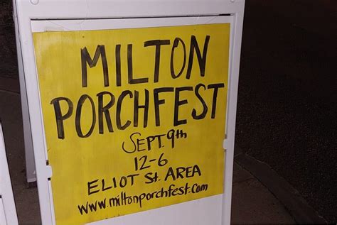 MILTON PORCHFEST