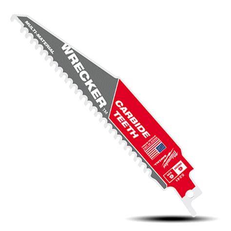 MILWAUKEE 150mm 6 6TPI WRECKER Reciprocating Saw Blade - raincitystudios.com