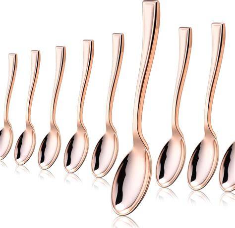 Mimorou 300 Pcs Disposable Gold Mini Spoons Set 4 … - raincitystudios.com