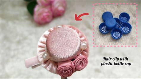 Mini Hat Hair Clip from Bottle Cap & Wool thread Recycle ... - raincitystudios.com