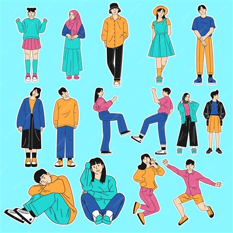 Minimalist Character Set Vector Images - Vecteezy - muktibox.com