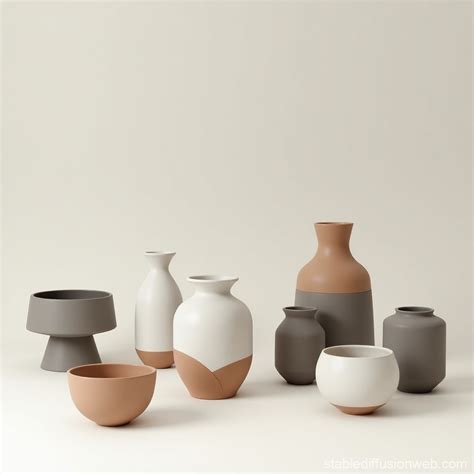 Minimalist Pottery Decor - muktibox.com