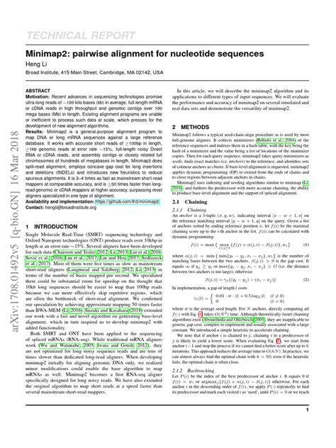 Minimap2: pairwise alignment for nucleotide sequences | Bioinformatics ... - coolestguyplanet.net