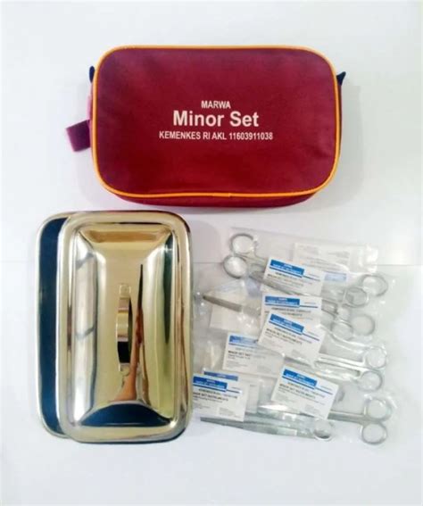 minor set marwa instrumen alat bedah operasi - 13 item+ tas - wintechmobiles.com