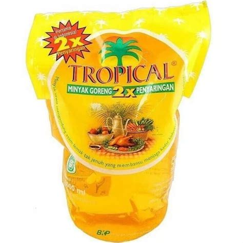 Minyak goreng TROPICAL 2 Liter - 1 Dus isi 6 Botol - wintechmobiles.com
