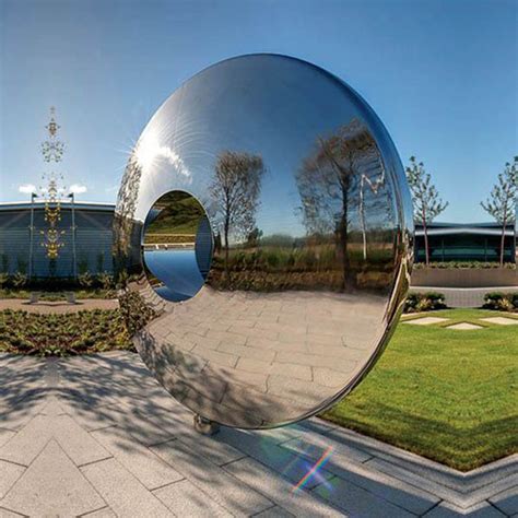 Mirror Stainless Steel Sculpture - The Most Perfect Partner of Modern Art - muktibox.com