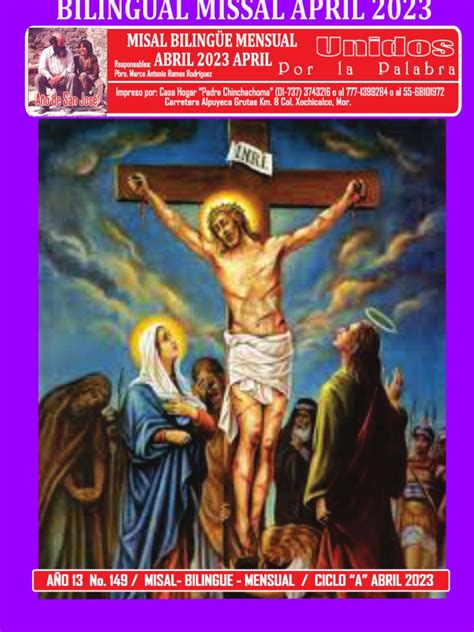 MISAL ABRIL BILINGUE 2024 PDF Sacerdote Cristo (título)