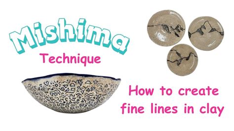 Mishima Technique- Ceramics How to - muktibox.com