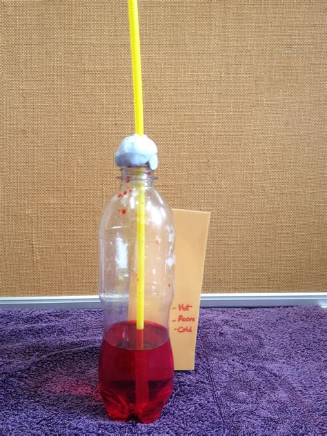 MISSION: MAKE A STRAW THERMOMETER