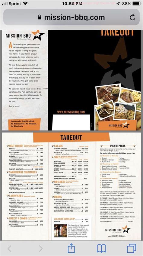 MISSION BBQ, Deptford - Menu, Prices & …