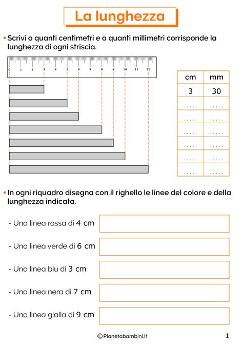 MISURE DI LUNGHEZZA - Risorse didattiche