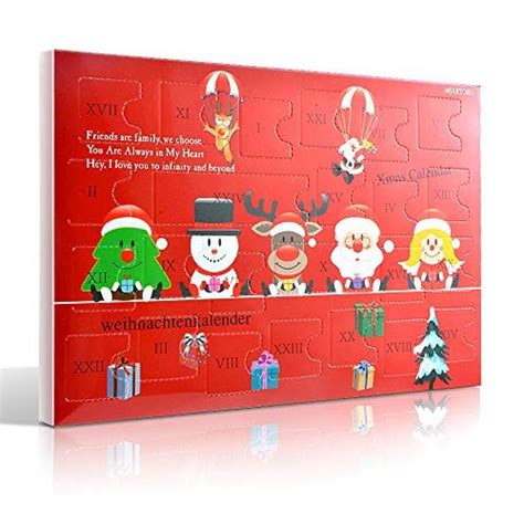 MJartoria Christmas Advent Calendar Removable Snap Button... https