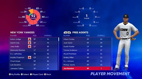 MLB The Show 22 How to Assign a Created Player to a Team! Add Custom