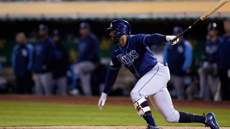 MLB-leading Rays snap A’s 7-game winning streak with 6-3 victory