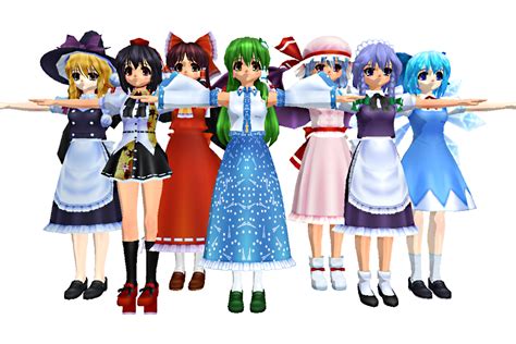 MMD From Touhou by AnimeBaseCreator on DeviantArt
