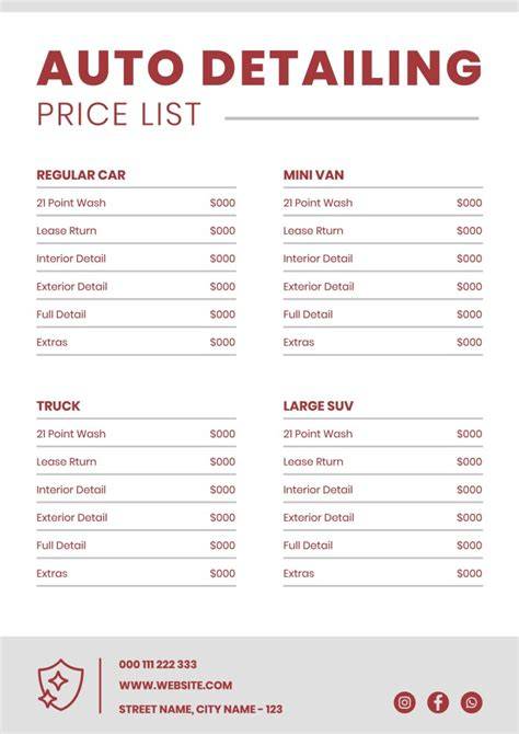 Mobile Car Detailing Price List – Affordable Rates - raincitystudios.com