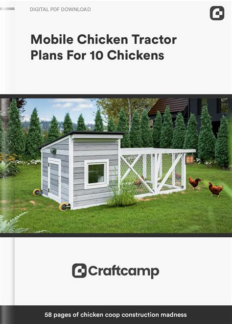 Mobile Chicken Tractor Plans For 10 Chickens - Easy … - raincitystudios.com