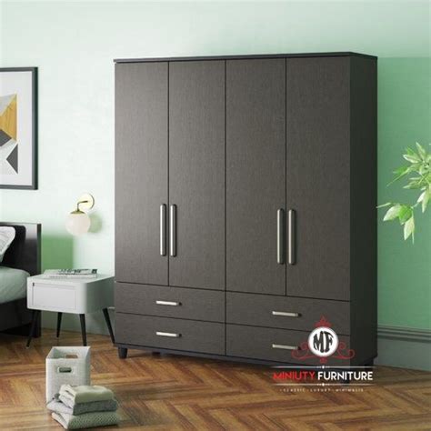 Model Lemari Pakaian 4 Pintu Terbaru - raincitystudios.com