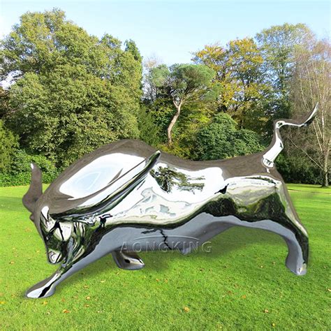 Modern Abstract Animal Sculpture Stainless Steel - muktibox.com