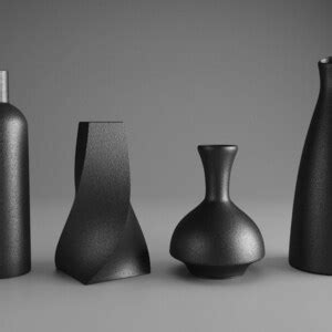 Modern Black Ceramic Design - muktibox.com