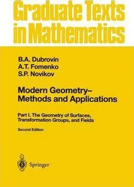 Modern Geometry-Methods and Applications, Part I - eBay - wintechmobiles.com
