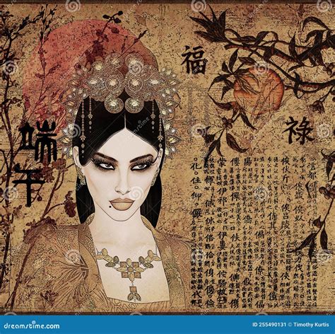 Modern Stylized Painting of Ancient Chinese Beauties | Character art ... - muktibox.com