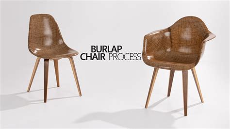 Modernica® Fiberglass Burlap Chair Process - muktibox.com