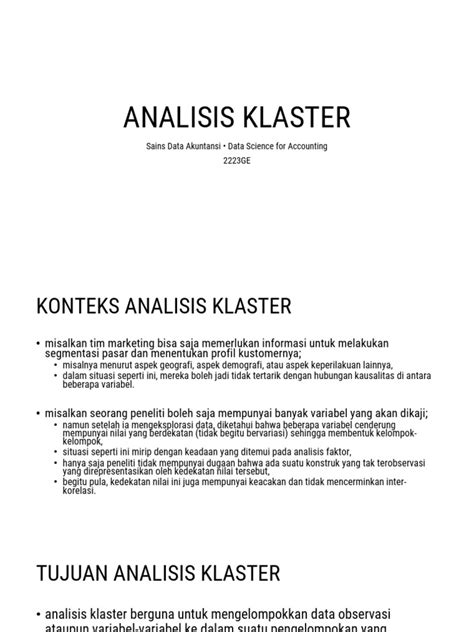 Modul 2: Analisis Klaster - wintechmobiles.com