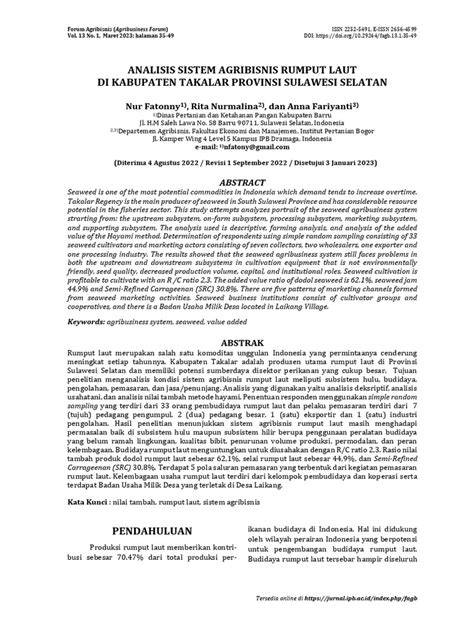 Modul Agribisnis Rumput Laut 2019 | PDF | Bisnis - Scribd - raincitystudios.com