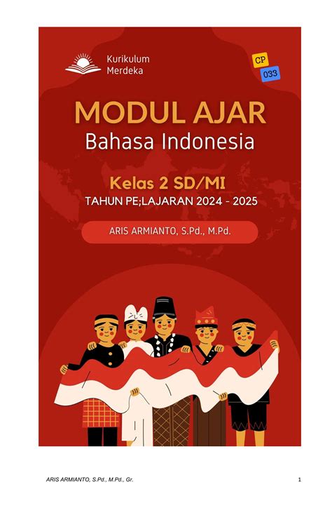 Modul Ajar Bahasa Indonesia - Belajar Menulis Huruf Tegak … - muktibox.com