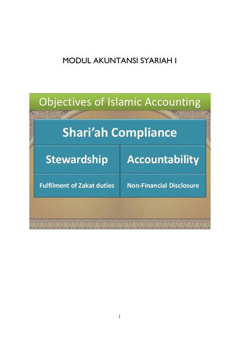 MODUL AKUNTANSI SYARIAH I - PDF Free Download