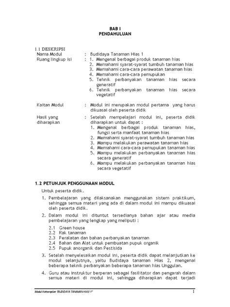 Modul Budidaya Tanaman Hias 1 | PDF - Scribd - raincitystudios.com