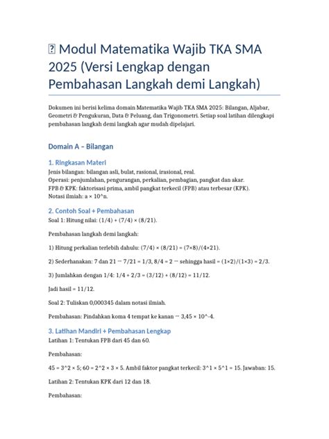 MODUL MATEMATIKA WAJIB - wintechmobiles.com