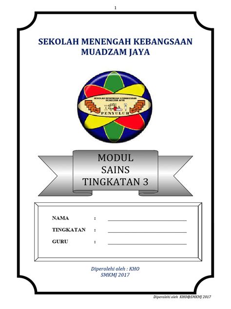 Modul SC f3 - Cikgu Rafida | PDF - muktibox.com