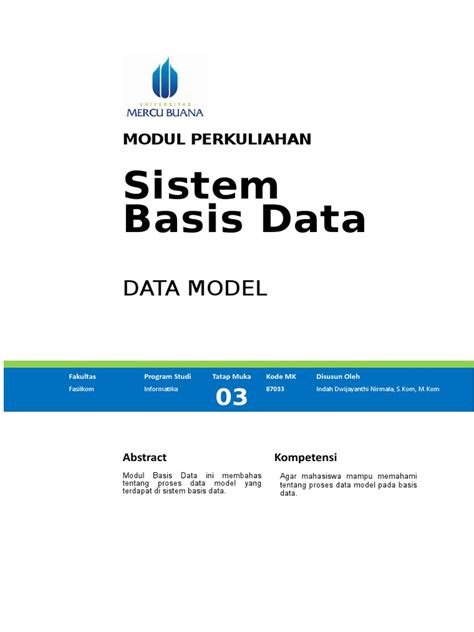 MODUL SISTEM BASIS DATA - coolestguyplanet.net