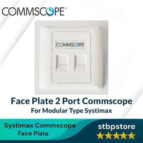 modular + faceplate systimax commscope 2hole/outlet data - raincitystudios.com