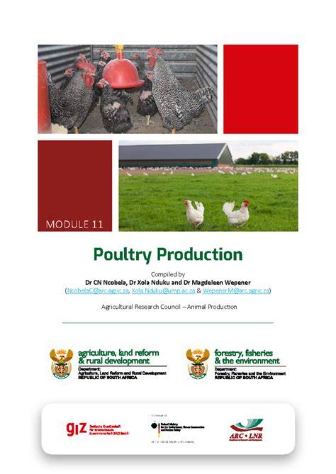 MODULE: POULTRY PRODUCTION TRAINING COURSE - raincitystudios.com