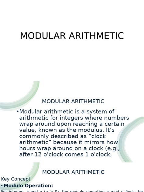 Module 10.2: The Basics of Modular Arithmetic - Discrete Math Hub - wintechmobiles.com