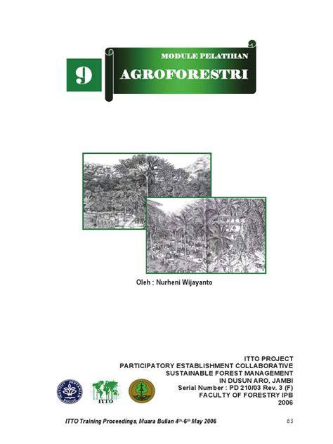 MODULE PELATIHAN 9 AGROFORESTRI - IPB - raincitystudios.com