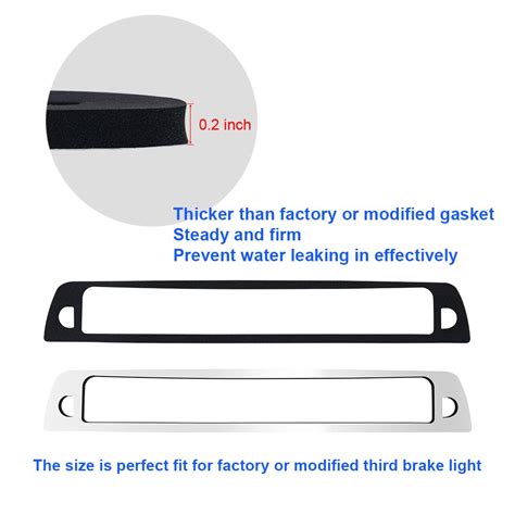 MOFORKIT 3rd Third Brake Light Seal Gasket Compatible with …