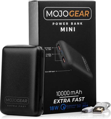 MOJOGEAR Mini 10.000 mAh EXTRA FAST Powerbank - Amazon