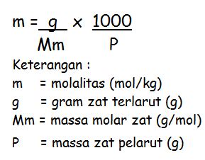 Molaritas, Molalitas, dan Fraksi Mol - wintechmobiles.com