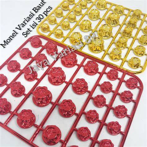 MONEL VARIASI BAUT SET ISI 30 PCS MONEL TUTUP BAUT CNC FLOWER DAN MONEL ... - raincitystudios.com