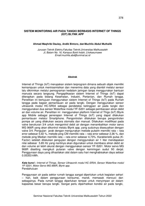 Monitoring Tangki Air Berbasis Internet Of Things - ResearchGate - coolestguyplanet.net
